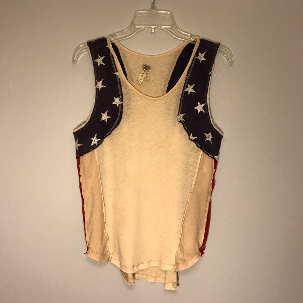 Free People We the Free American flag design S